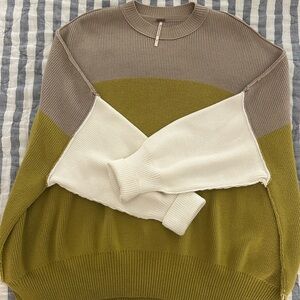 Free People Easy Street Crew Neck Sweater